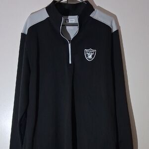 Adidas Black and Gray Quarter-Zip Pullover